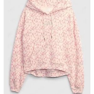 GAP loveshackfancy Pink Floral Hoodie